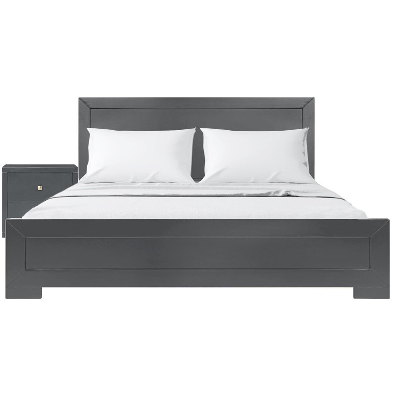 Trent Platform 3-Piece Bedroom Set, Black, King
