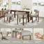 Chaise d'appoint rembourrée en similicuir-1189202461