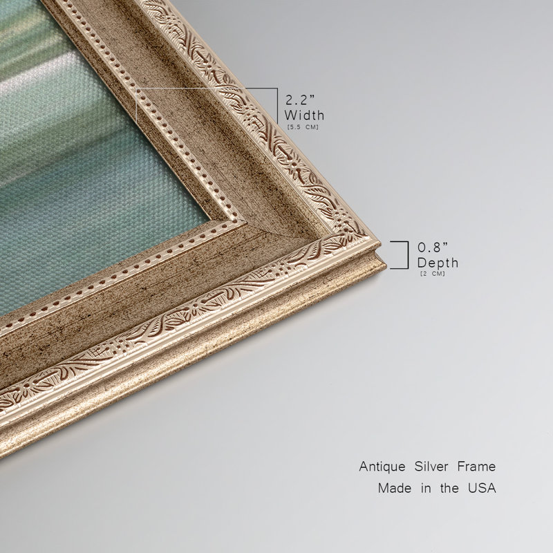 Aqua Reflections I - Reproduction de photo sur toile simple, H 25 po x l 45 po x P 0,8 po