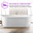 59" x 29.5" Freestanding Soaking Bathtub-89825945