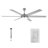 SkyFan Cassiopeia 60" 6-Blade Ceiling Fan-1243291112