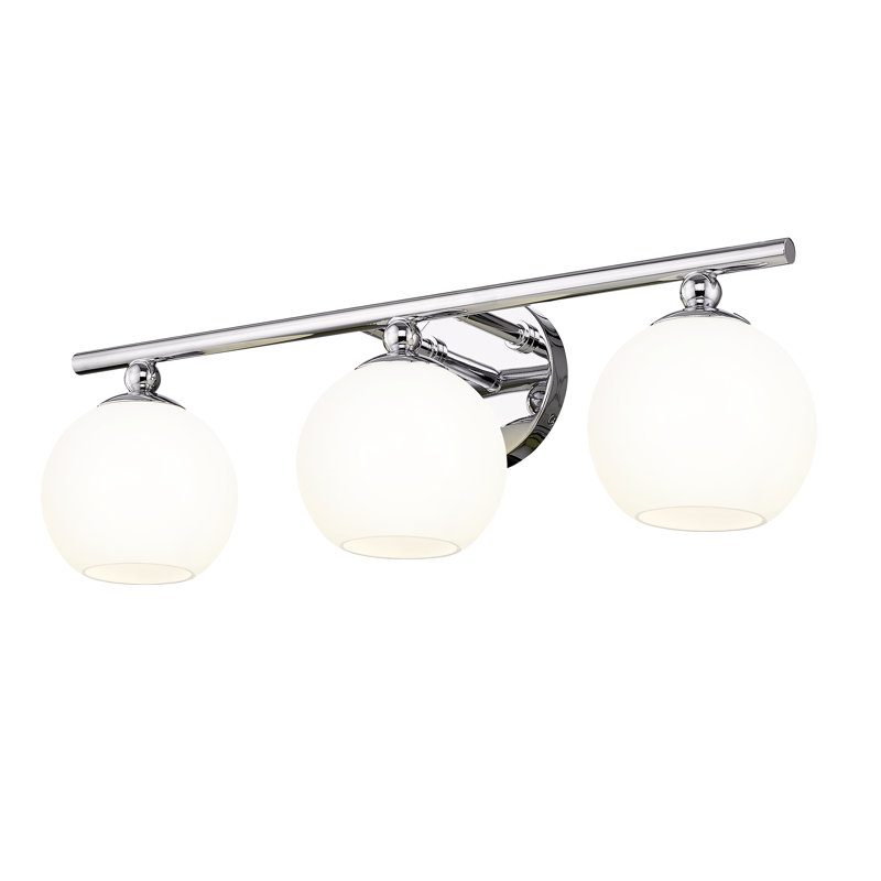 Éclairage pour meuble-lavabo 3 lumières Tarje, Chrome