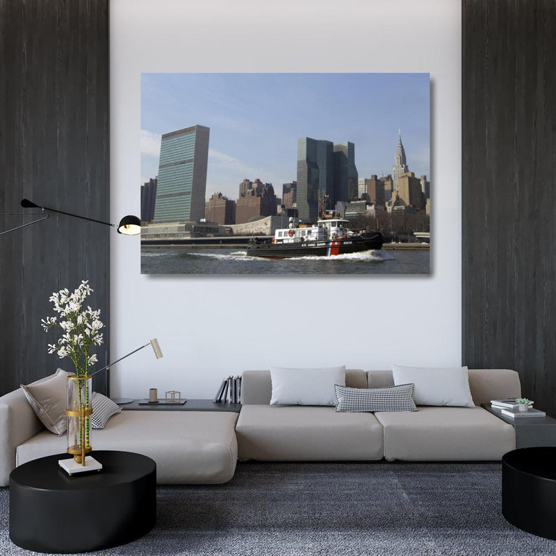 New York City, horizon de Midtown, H 33 po x l 48 po