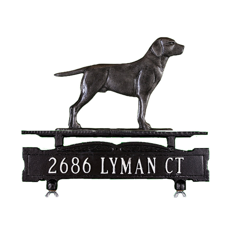 1-Line Mailbox Sign, Yes