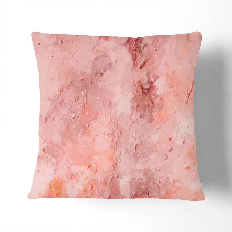Feel the Love in Abstract Cushion with Filling, 40cm H x 40cm W x 15cm D, Stone