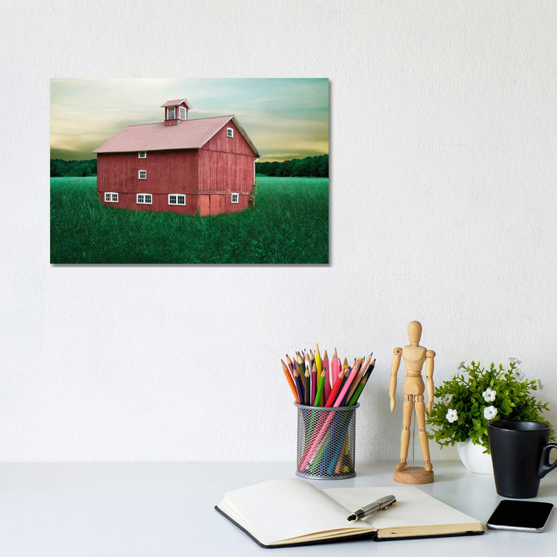 Barn Scene XII by James McLoughlin - Wrapped Canvas Print, 20.32cm H x 30.48cm W x 1.905cm D