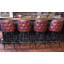 Tabouret de bar rotatif capitonné-77309636