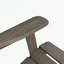 Chaise Adirondack d'extérieur en bois avec accoudoirs-1741647863
