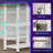 Johnothan LED Gaming Desk with Power Outlet,Computer Desk with Three Levels of Adjustable Shelves-92413890-99308899