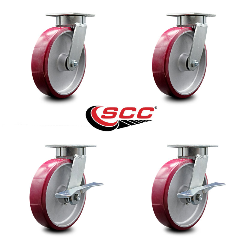 Kingpinless Swivel Caster