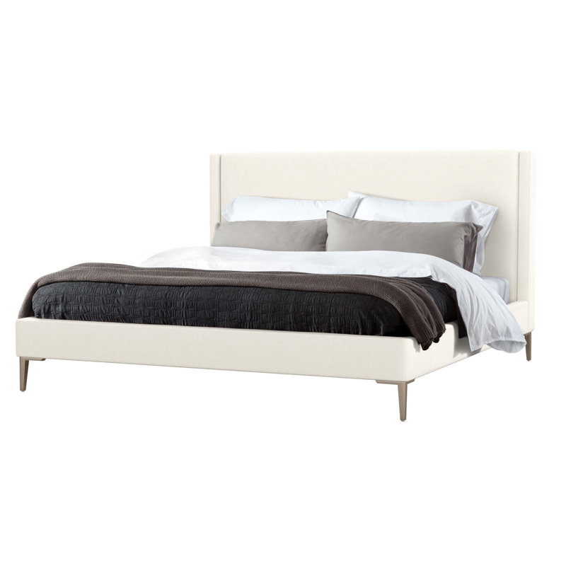 Izzy Upholstered Bed, California King, Pure