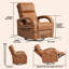 Fauteuil inclinable électrique en cuir fleur à 270 degrés (ensemble de 2)-1558152625