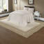 Ensemble de literie en coton crème de qualité supérieure, courtepointe réversible surdimensionnée pour une maison confortable