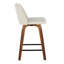 Tabouret de comptoir pivotant 24,25 po Makynze
