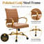 Fauteuil de bureau pivotant en cuir Naudain-58177231-132200684