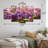 Modern Plants & Flowers Wall Decor on Metal