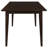 Henin Cappuccino Rectangle Dining Table