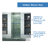 Unidoor 24" W x 72" H Hinged Frameless Shower Door with ClearMax™ Technology-12334110-14454172