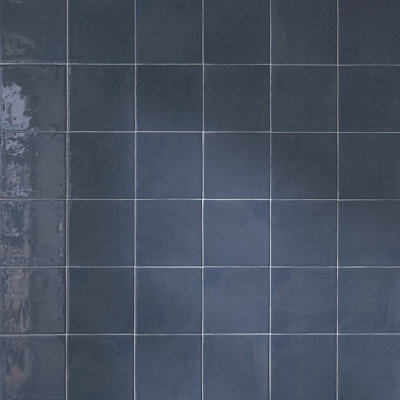 New Country Gray 5.9 in. X 5.9 in. Polished Ceramic Square Wall Tile