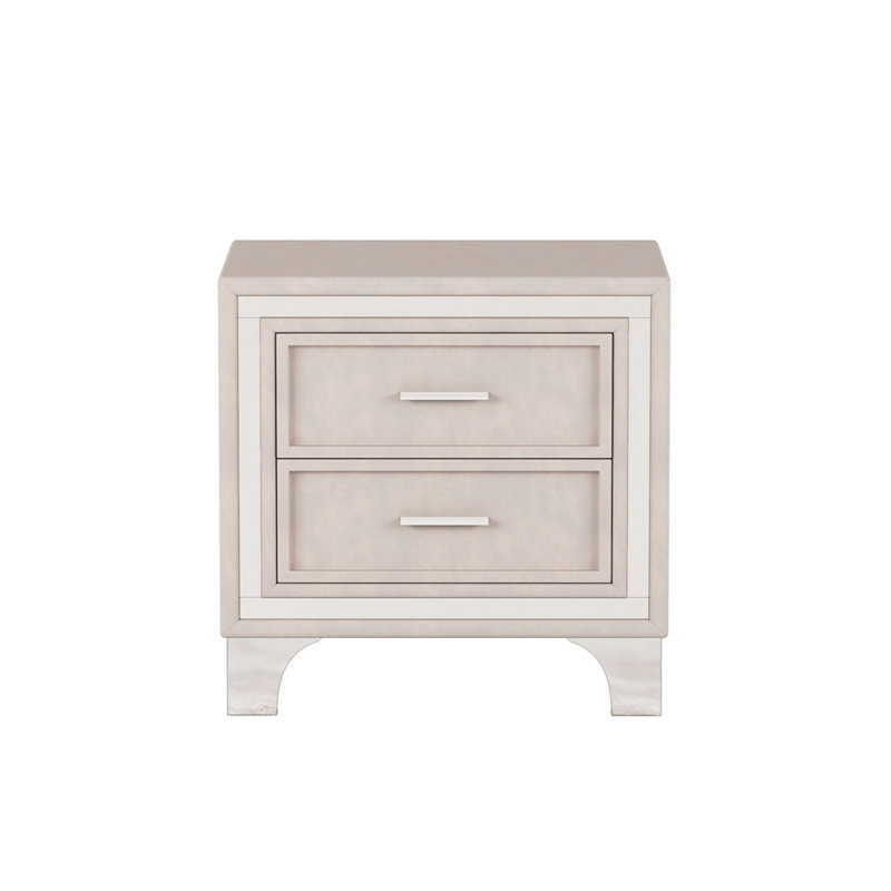 Table de chevet vintage Mid Century, Beige