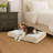 PETMAKER 2-Layer Orthopedic Dog Bed - 30x20.5 Pet Bed for Medium Dogs, Tan -20768938-20782104