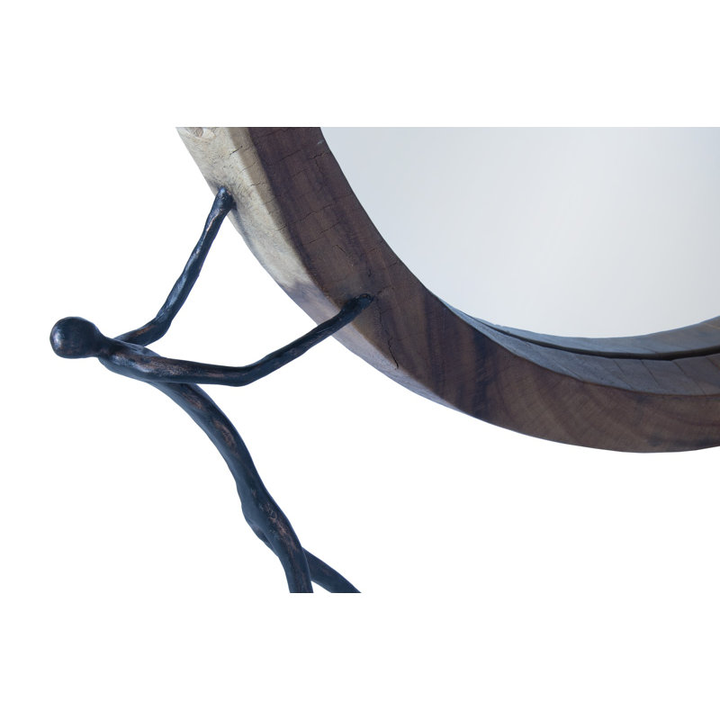 Atlas Chamcha Wood Beveled Accent Mirror