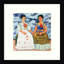 Les deux Fridis par Frida Kahlo - impression d'un seul cadre-86801011-86801012