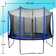 Dellonda Trampoline 12' Above Ground with Safety Enclosure | Wayfair.co.uk