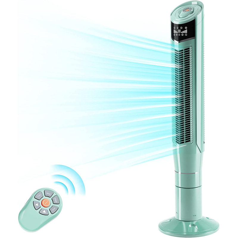 Ventilateur tour oscillant 47 "COWSAR, Vert