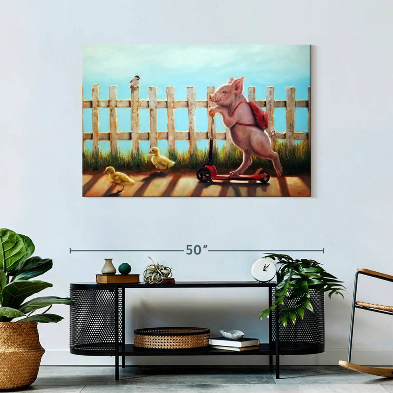 Summer Stroll, 30" H x 45" W