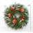 24" Pomegranate Orange Wreath
