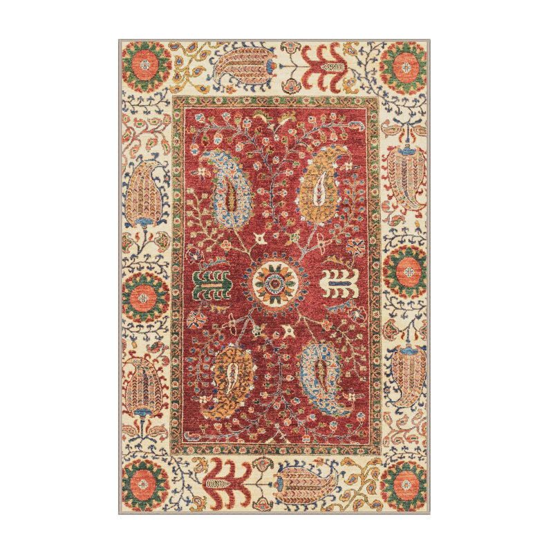 Oriental Indoor Rug, Rectangle 7' x 10'