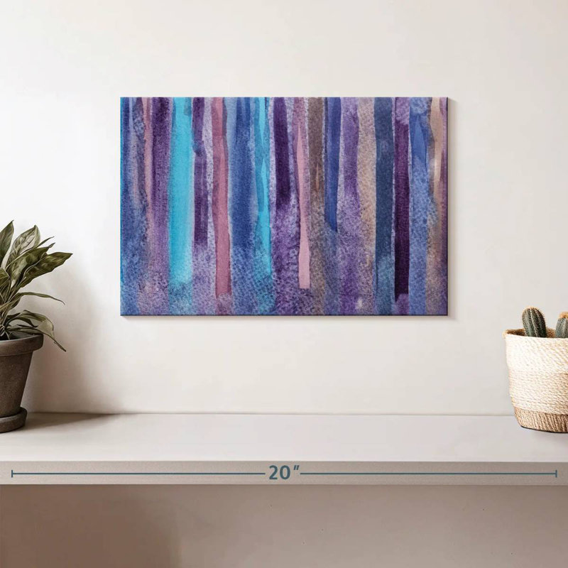 Avery Abstract Purple Grunge, 8" H x 12" W