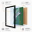 Leaping Dolphin Modern - Framed Print-1309303769-1309303768