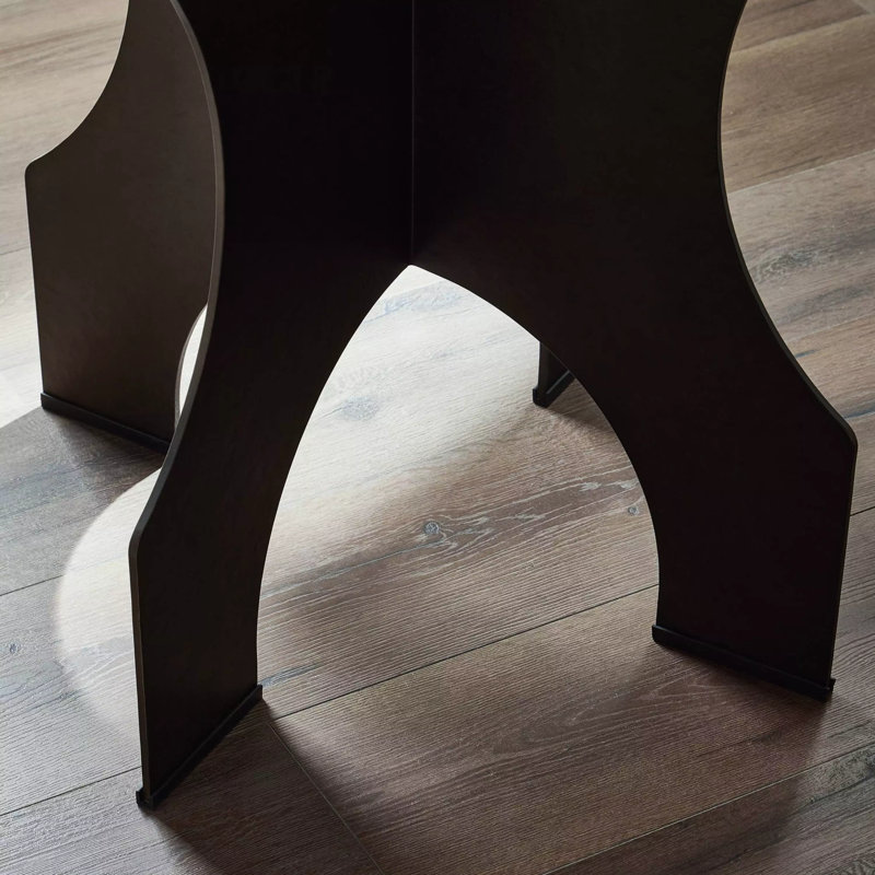 Round Iron End Table