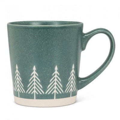 Evergreen Row Of Trees Mug
