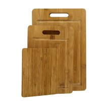 Cherry Wood Cutting Board Handled Serving Tray (20 x 9.5 x 1.5in)