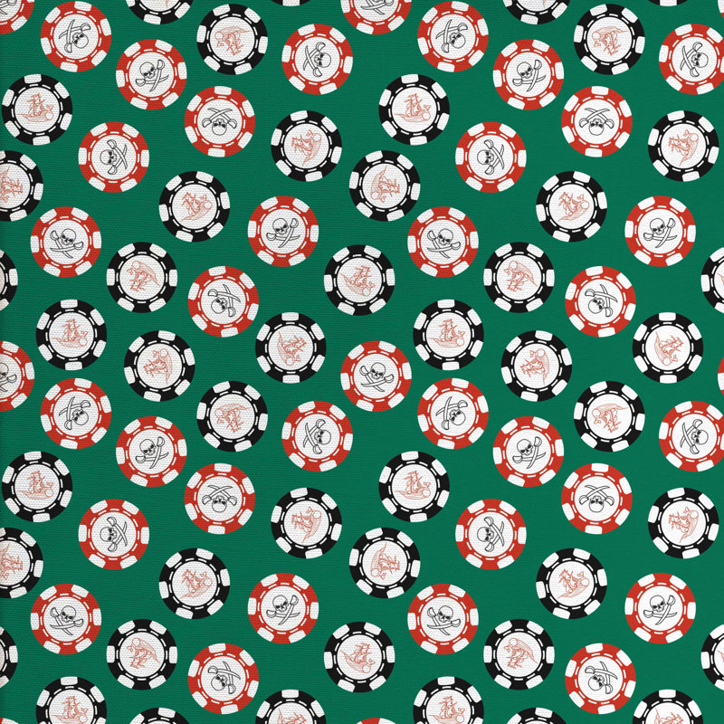 Tissu de casino, l 58 po x L 72 po