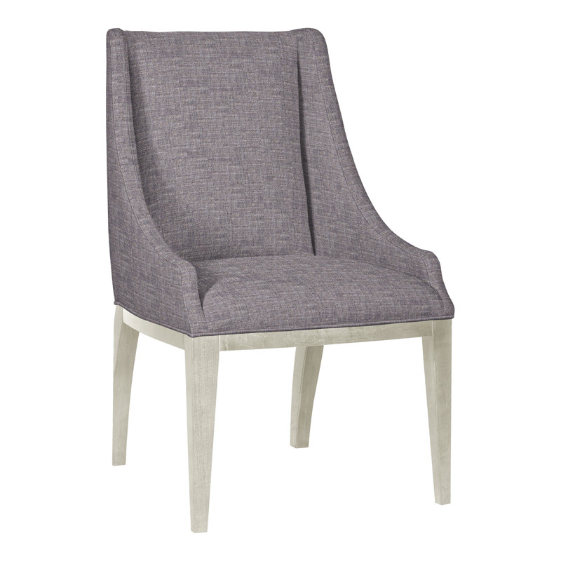 Thom Filicia Home 38" Wing Back Arm Chair, Wrenn, Nomad Slate Crypton® Chenille