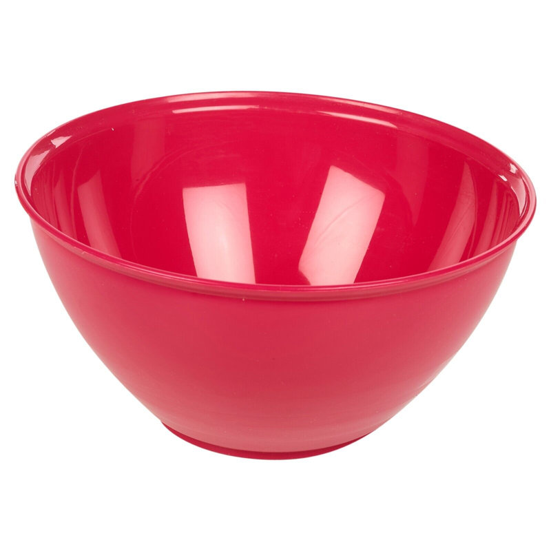 Plastic Colourful Kitchen Mixing Salad Bowl, Fuschia