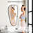 Mateus Irregular Aluminum Framed Tempered Glass Wall Mirror-693137321-693137320