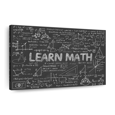 Math - impression sur toile tendue
