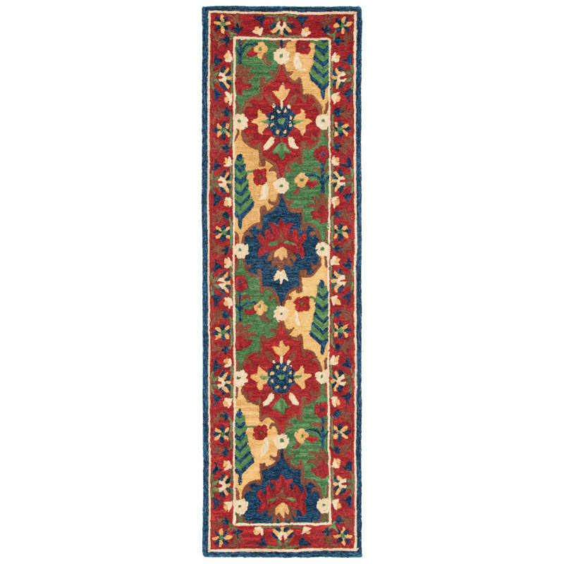Grete Hand Tufted Wool Oriental Rug, Runner 2'3" x 8'