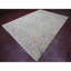 Tapis vert en laine nouée à la main 8 pi 10 po x 12 pi 3 po afghan Peshawar