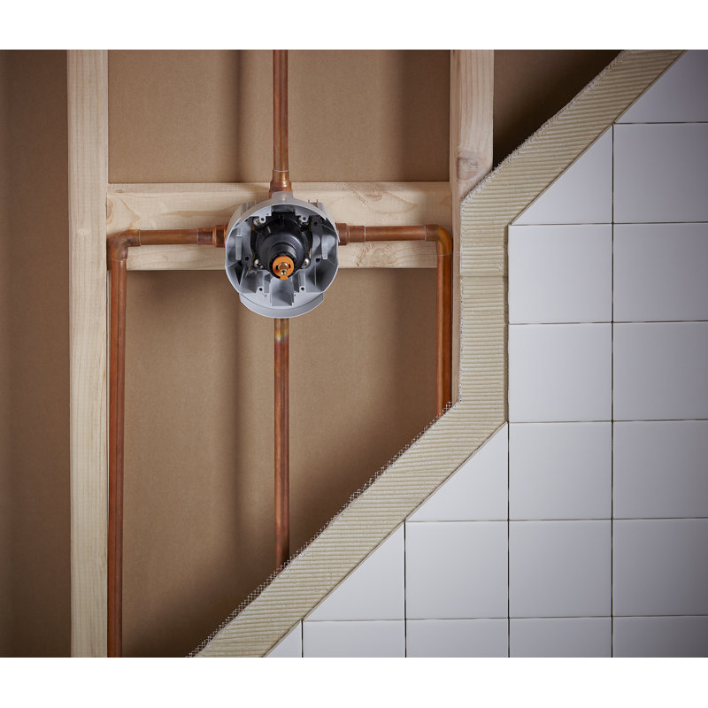 Ensemble de douche 2 en 1 Purist 2,5 gal / min, Titane éclatant