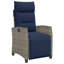 Chaise de patio inclinable avec table d'appoint en rotin de poly-202140287-202140282