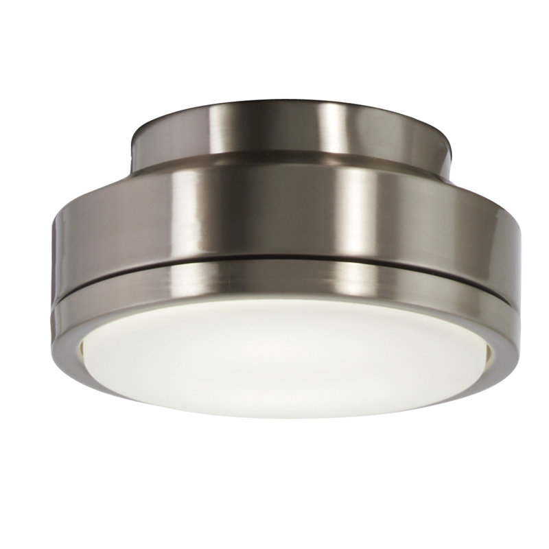 Rudolph 1-Light LED Ceiling Fan Bowl Light Kit, Flat White