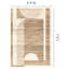 Tapis crème / beige / style rétro beige-102210987
