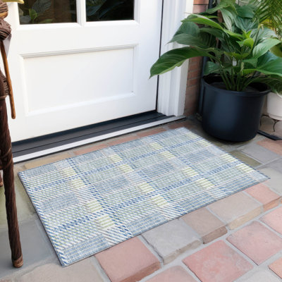 Tapis intérieur / extérieur lavable à la machine Chayden ACN1000