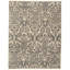 Tapis de la laine gris foncé 7 pi 9 po x 9 pi 9 po à la main one-of-kind-noué la 2010 ushak Hales
